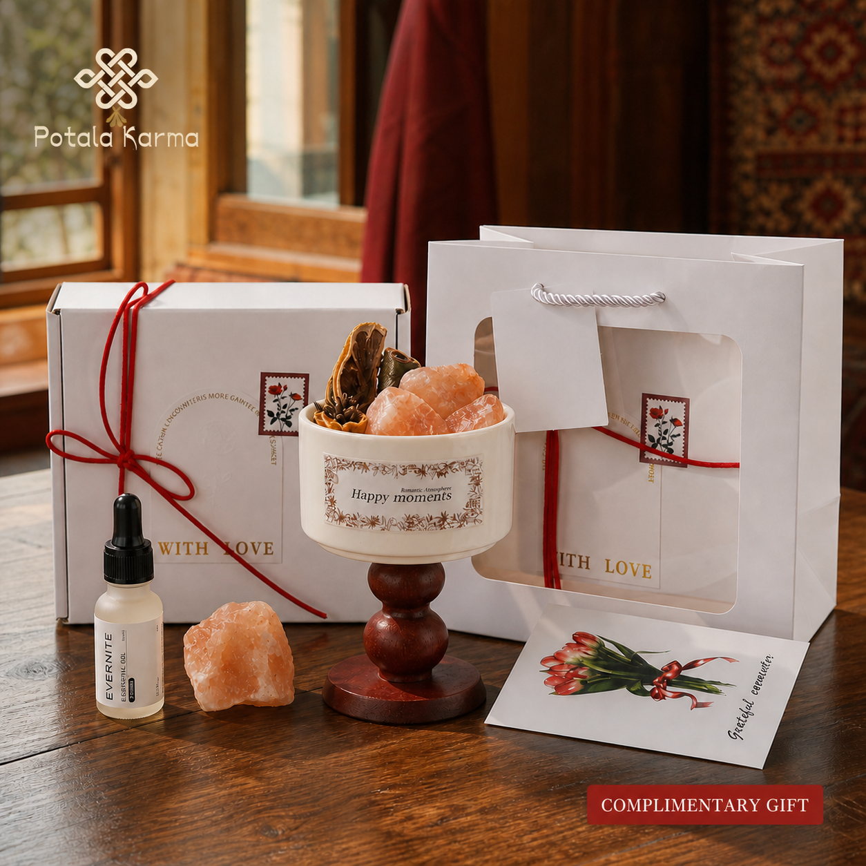 Himalayan Crystal Aroma Stone Gift Set - Random Scent