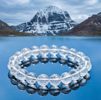 Pure crystal bracelet close detail