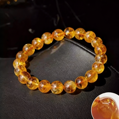 Natural citrine bracelet Golden Clarity Series main view