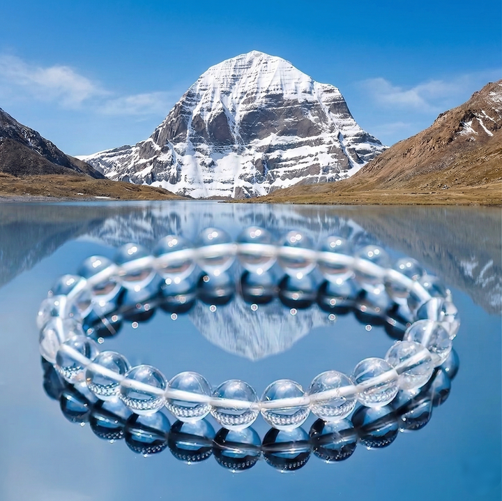 Kailash Pure Crystal Bracelet •Pristine Clarity Series 7.5—17.5mm