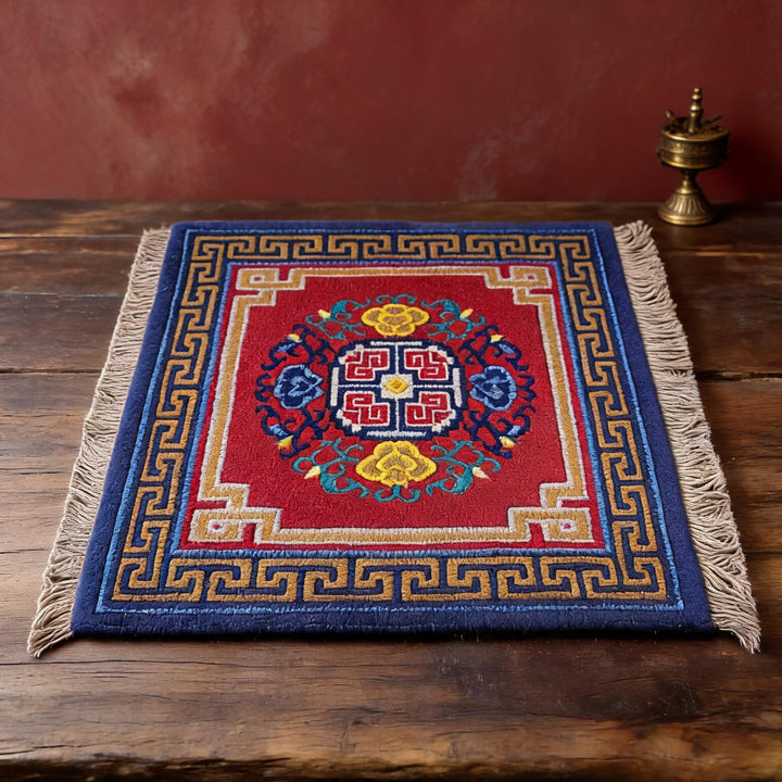 Handwoven Tibetan Wool Seat Cushion Collection