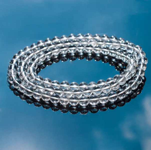 Kailash Pure Crystal bracelet • the108 sacred beads series 6—7mm