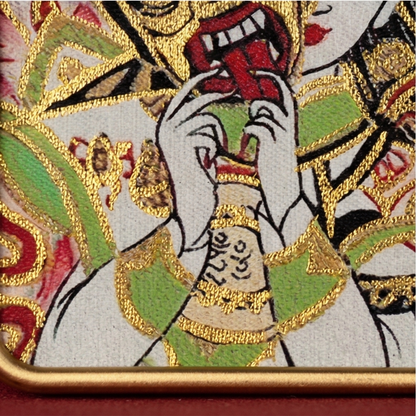 Thangka pendant No 3 frame detail