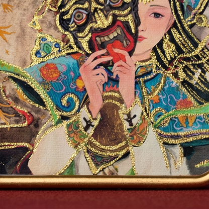 Thangka pendant No 2 frame detail