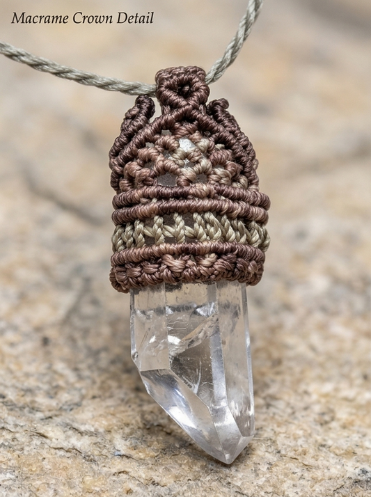 Heritage clear quartz side view