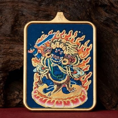 Acala thangka pendant No 2 detail