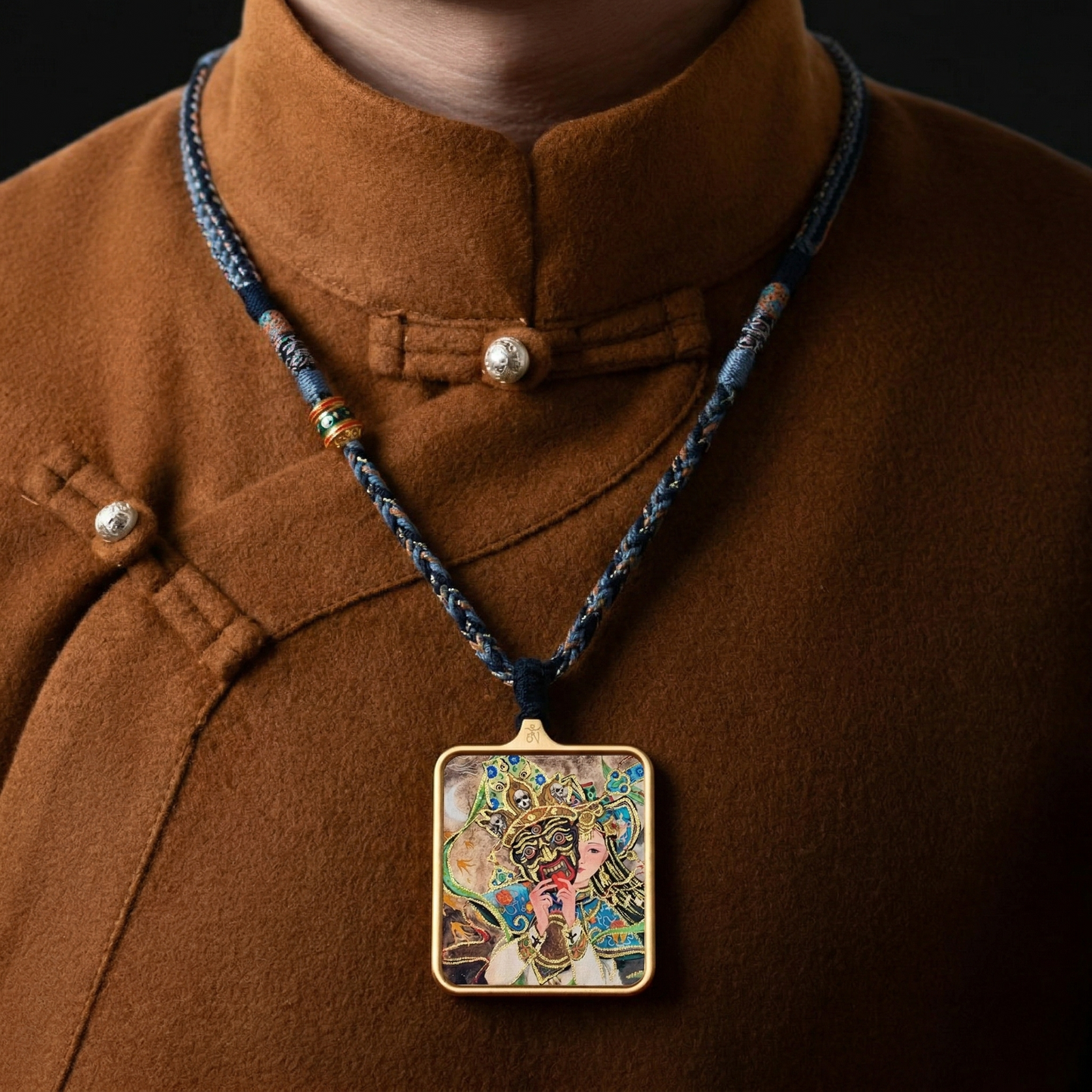 Thangka pendant No 2 side view