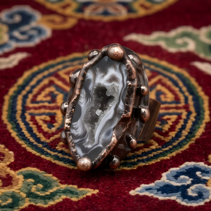 Himalayan Red Crystal Ring