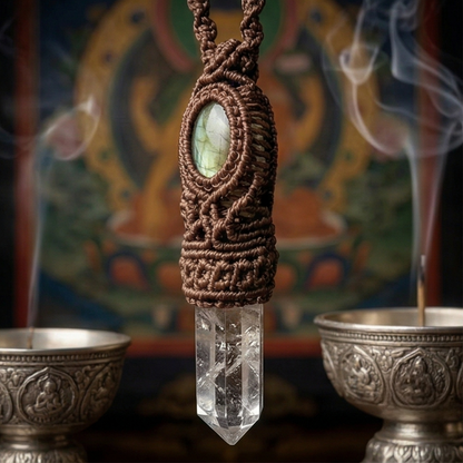 Long crystal side view