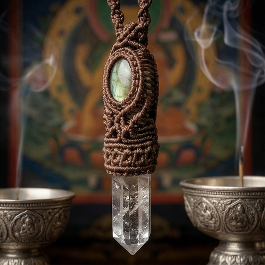 Long crystal side view