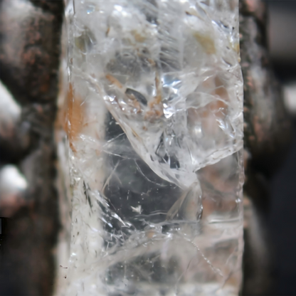 Handmade crystal ring No 2 close up