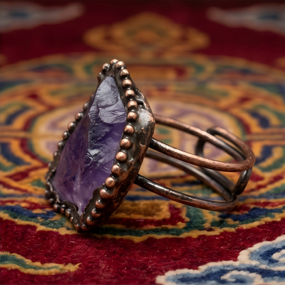 Himalayan natural amethyst main view