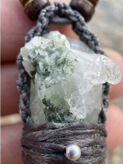 Green phantom quartz internal detail