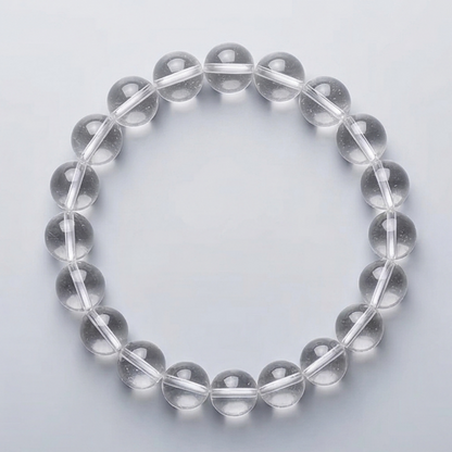 Pure crystal bracelet texture detail