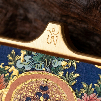 Mahavairocana pendant frame detail