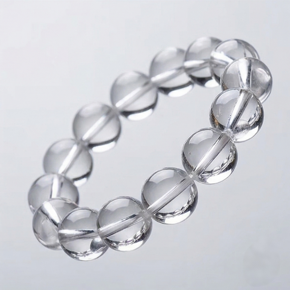 Pristine Clarity crystal bracelet close up