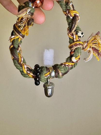 Forest Ring Acorn Tibetan-Style Handwoven Bracelet product image 4