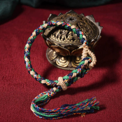 Auspicious Tibetan-Style Handwoven Red Cord Bracelet - Mixed Color 2 product image 1