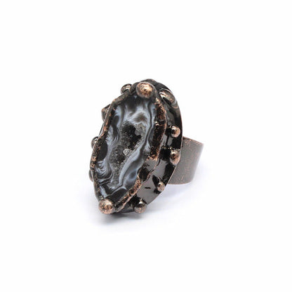 Himalayan crystal ring side view