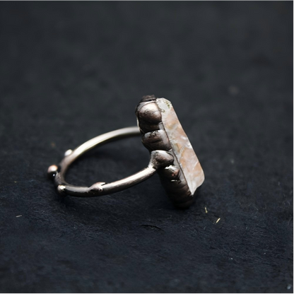Handmade crystal ring No 2 alternate view