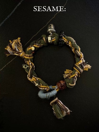 Forest Ring Acorn Tibetan-Style Handwoven Bracelet product image 5