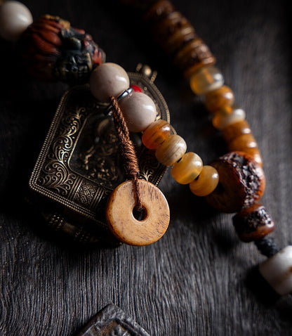 Mahakala bracelet wrist style view