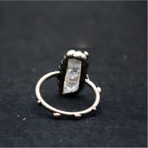 Himalayan crystal ring No 2 band detail