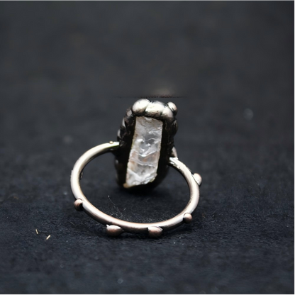 Himalayan crystal ring No 2 band detail