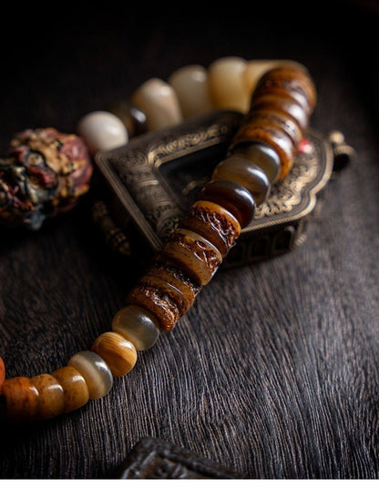 Mahakala bone bracelet product angle
