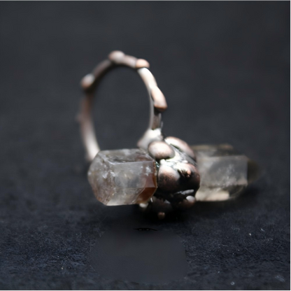 Handmade crystal ring No 1 alternate view