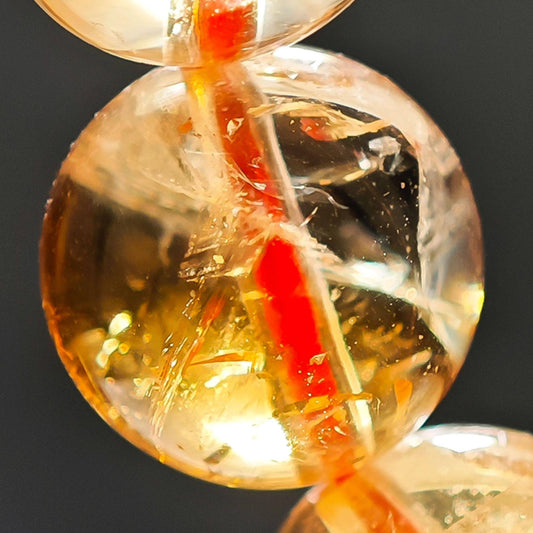 Citrine bracelet side view