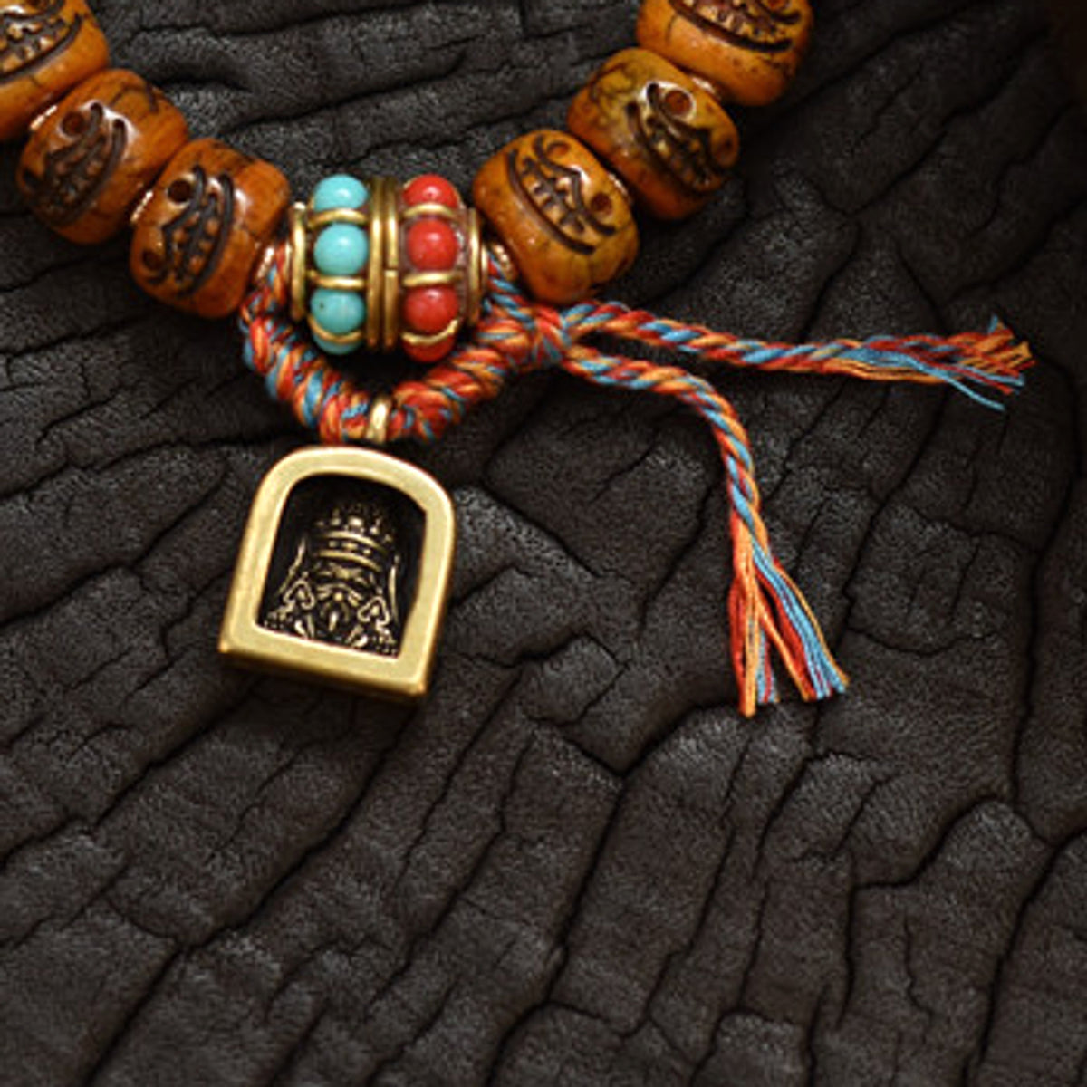 Potala Karma 82-02 - gau and cord - actual product photograph