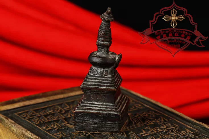 Tibetan style stupa display view
