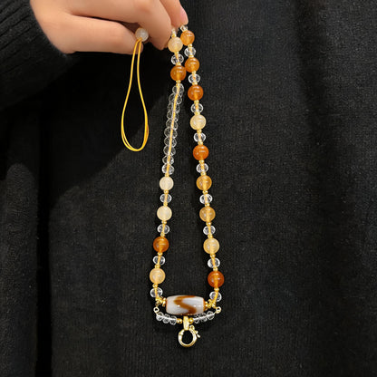 Design T dzi bead universal chain necklace display