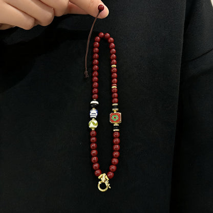 Design C dzi bead universal chain necklace display