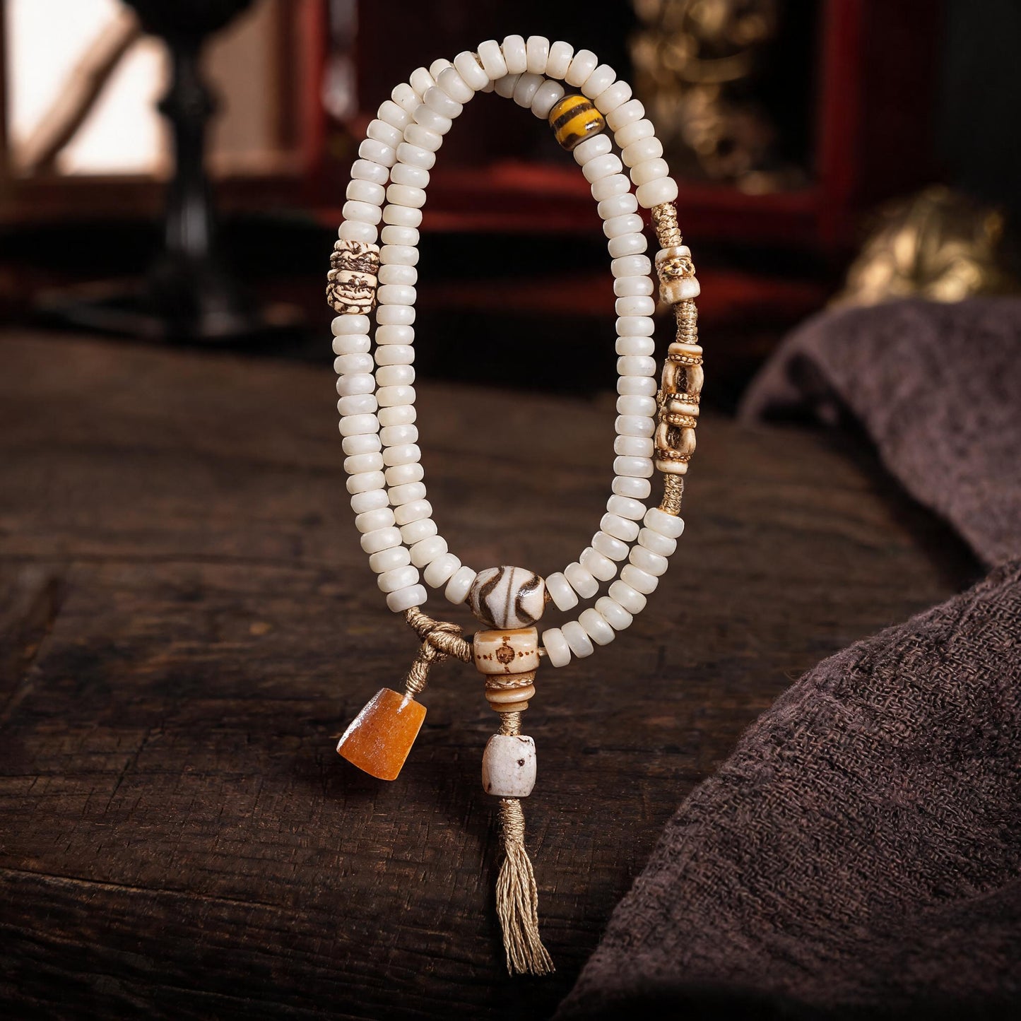 Bodhi root 108-bead mala hero
