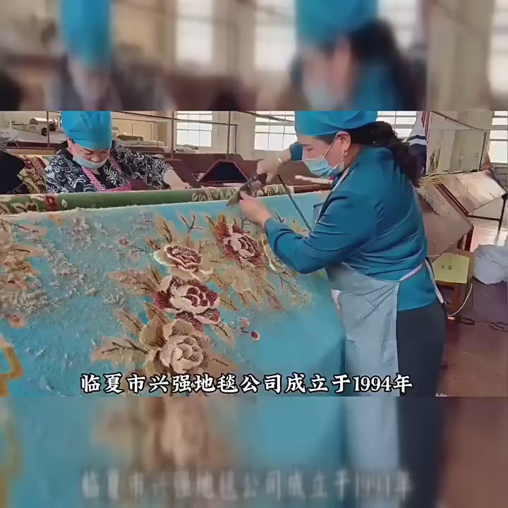 Handwoven Tibetan wool seat cushion source product video