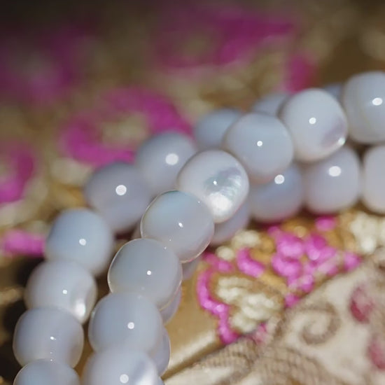 Handcrafted Mother-of-Pearl 108 & 27-Bead Mala Collection source product video