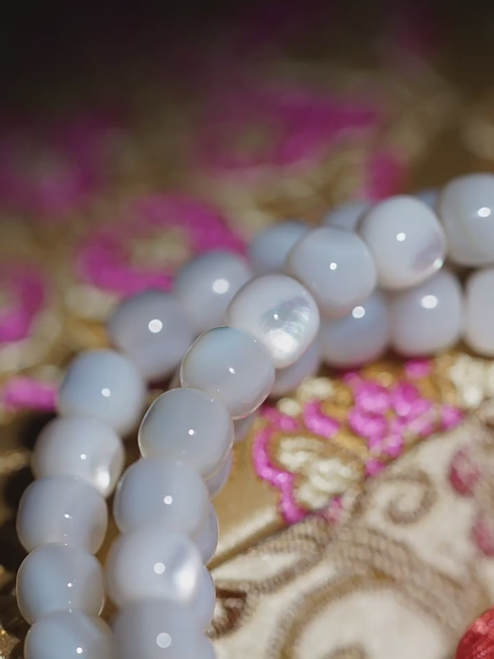 Handcrafted Mother-of-Pearl 108 & 27-Bead Mala Collection source product video