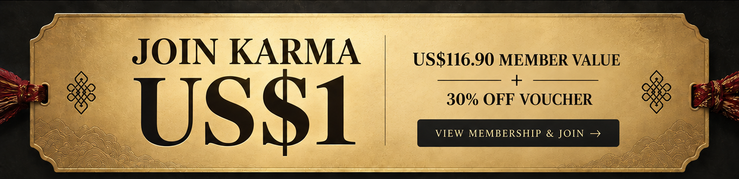 Join Karma for US$1. US$116.90 member value and a 30% off welcome voucher. View membership and join.